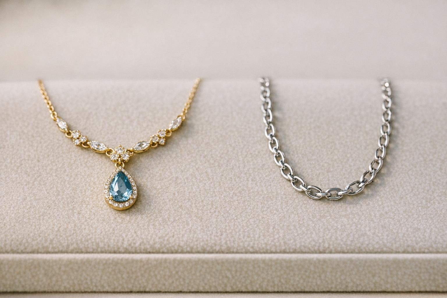 découvrez les principales différences entre un collier et une chaîne en bijouterie, leurs styles, utilisations et comment choisir celui qui vous convient.